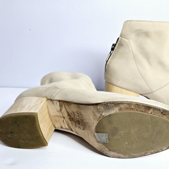 Real Suede Eileen Fisher Boots - Picture 2 of 2